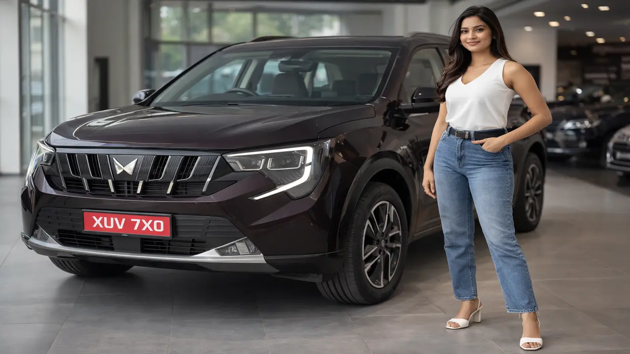 Mahindra XUV 7XO 2026 front design premium SUV