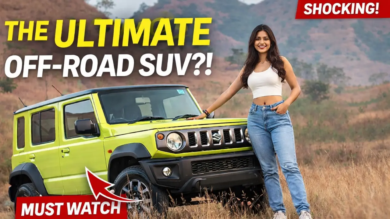 Maruti Suzuki Jimny 2026 rugged off road SUV exterior front design