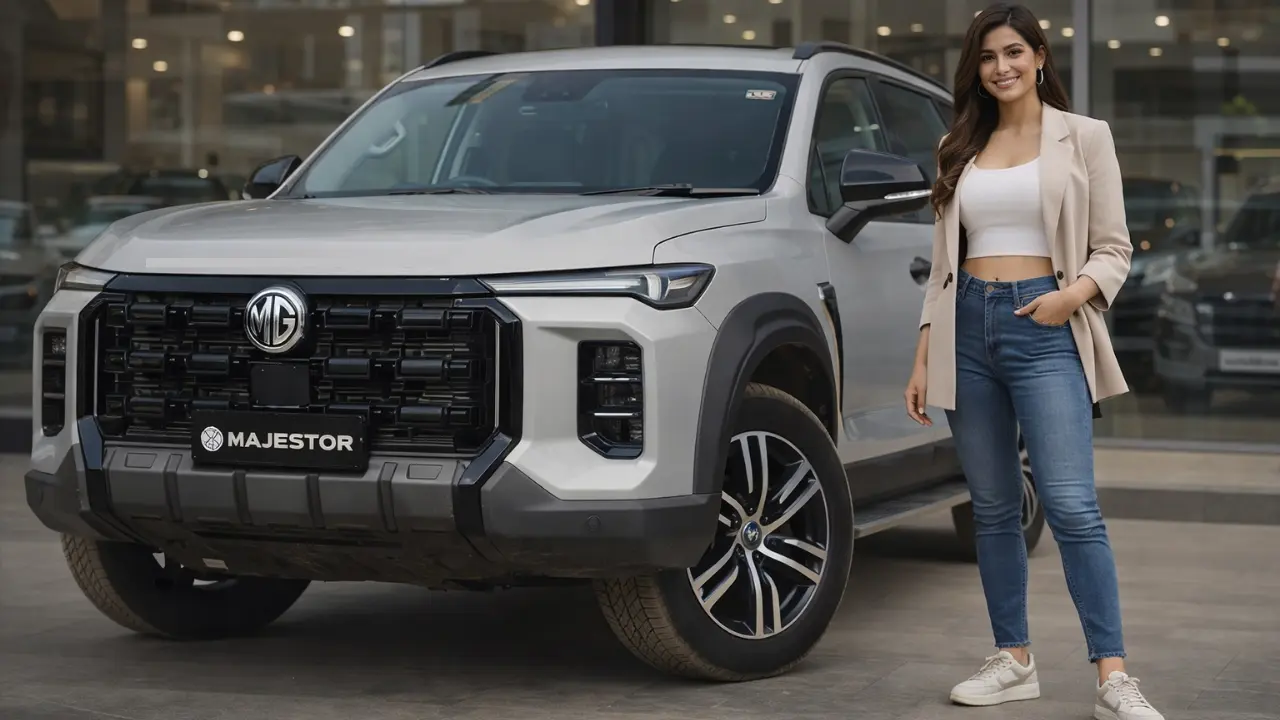 MG Majestor 2026 SUV with bold grille and premium design in India