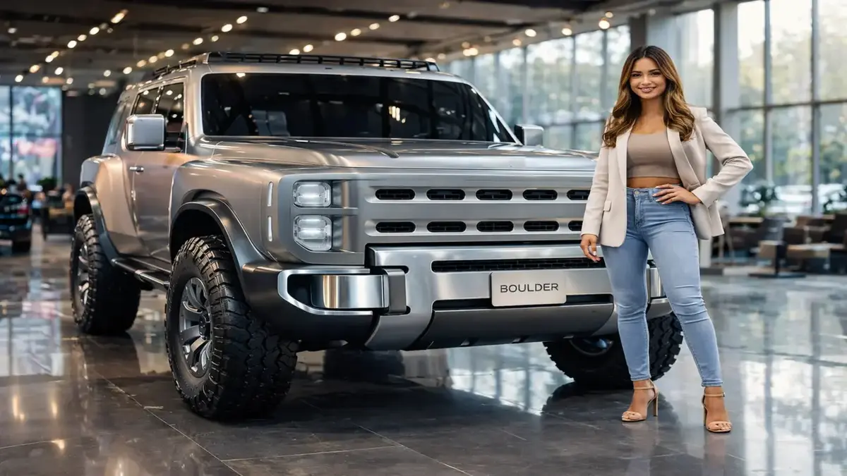 Hyundai Boulder 2026 SUV front view with bold design and premium look