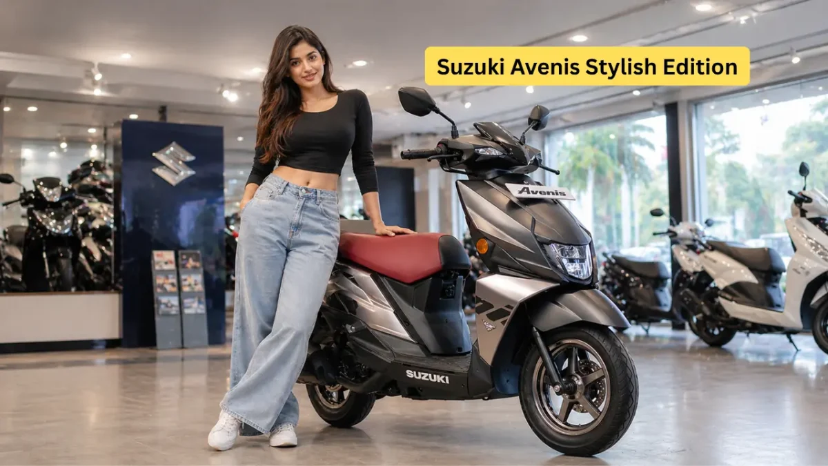 Suzuki Avenis Stylish Edition 2026 side profile sporty design scooter India