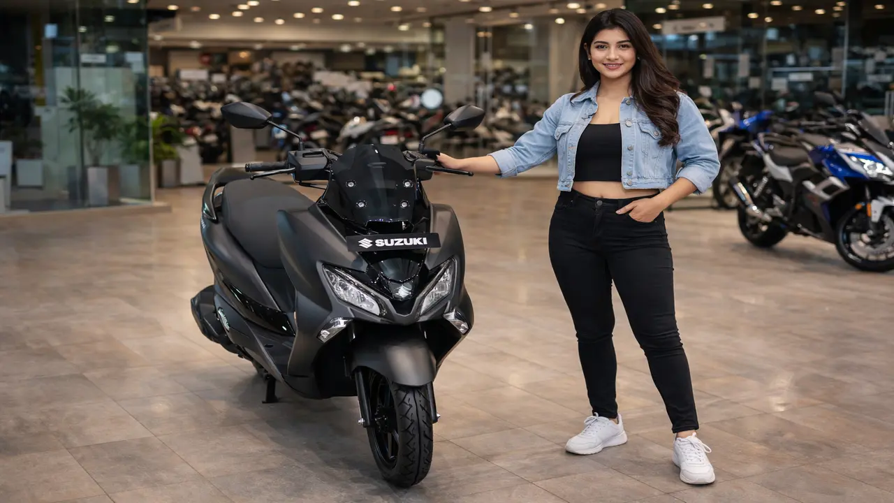 Burgman Street 125 maxi scooter stylish design India