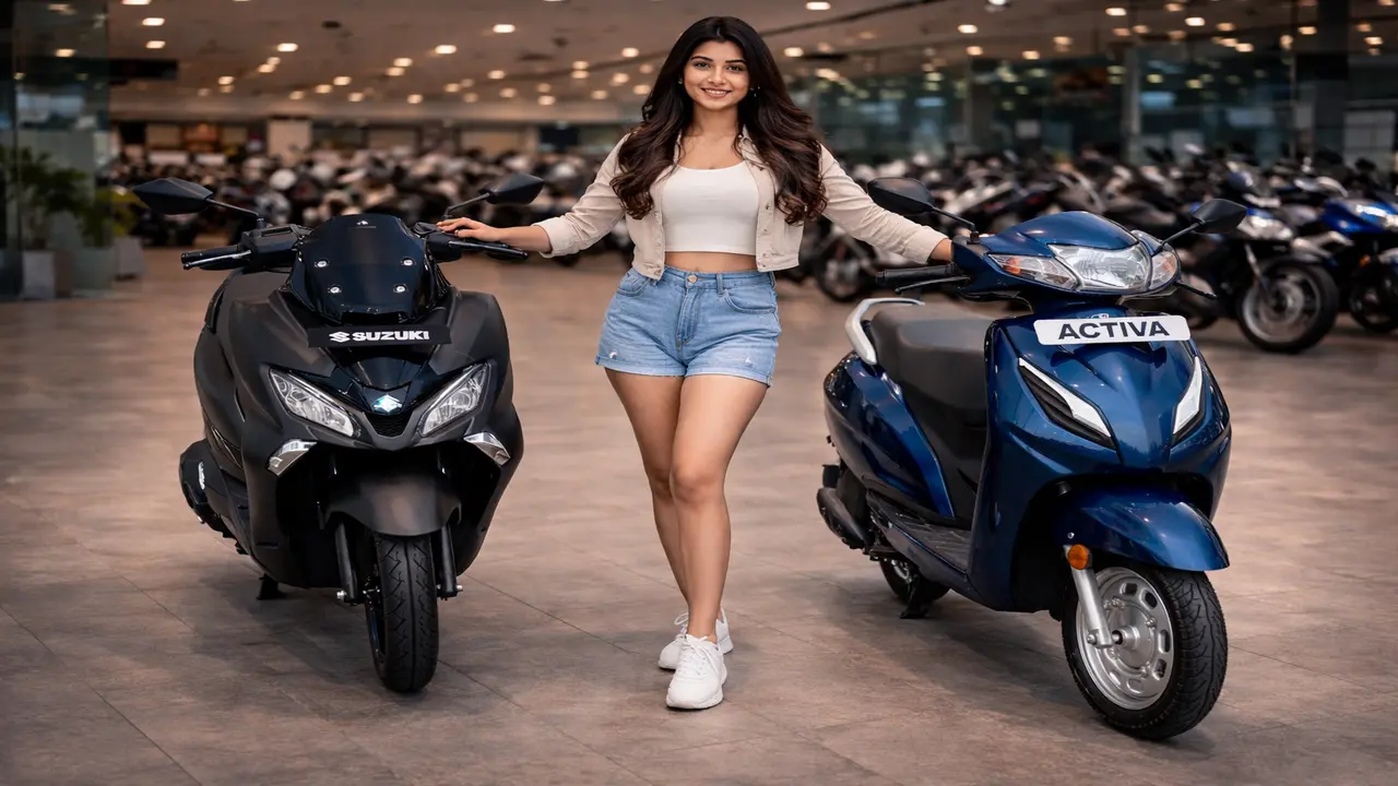 Suzuki Burgman Street vs Honda Activa mileage comparison 2026