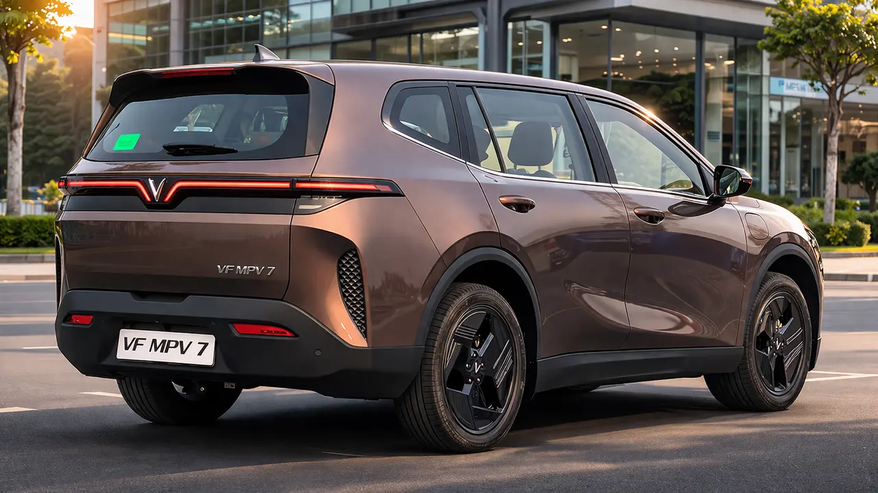 Vinfast VF MPV 7 rear design electric 7 seater MPV price in India