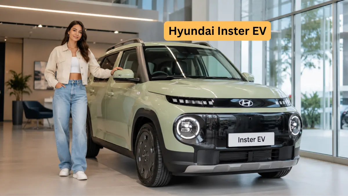 Hyundai Inster 2026 front design compact electric SUV