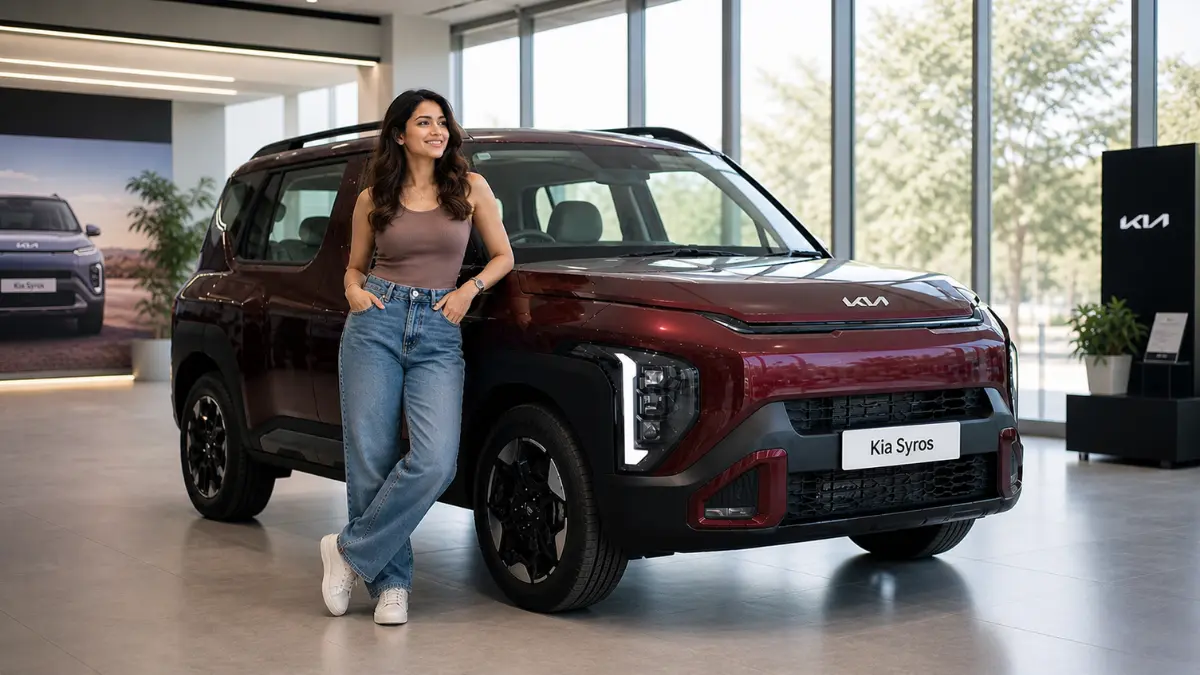 Kia Syros 2026 futuristic SUV design in India