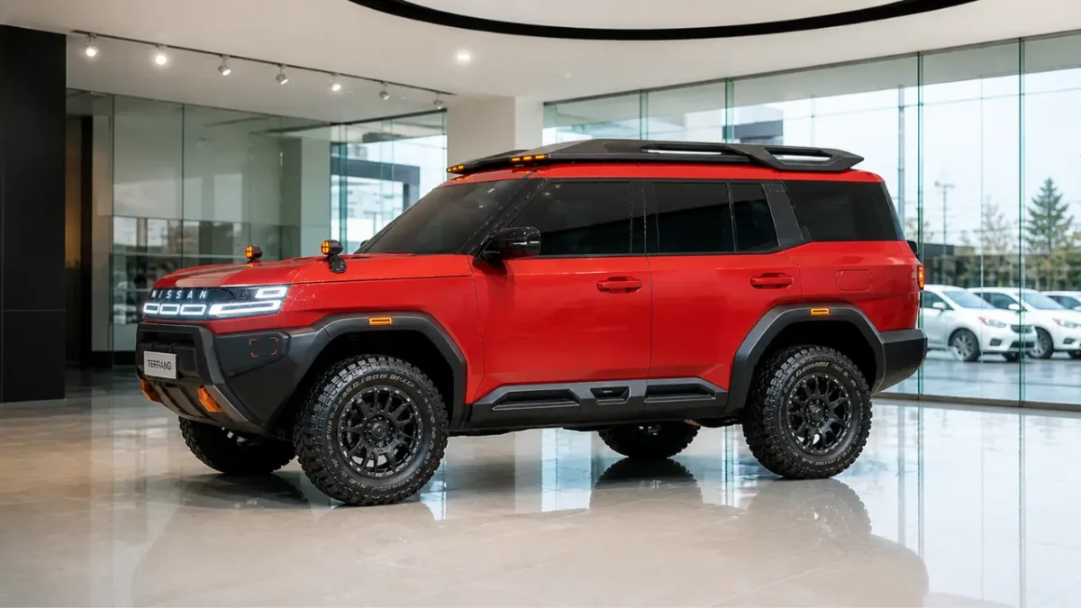Nissan Terrano 2026 exterior look premium SUV India