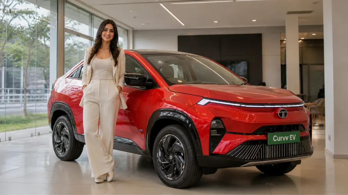 Tata Curvv EV SeriesX 2026 futuristic front design India