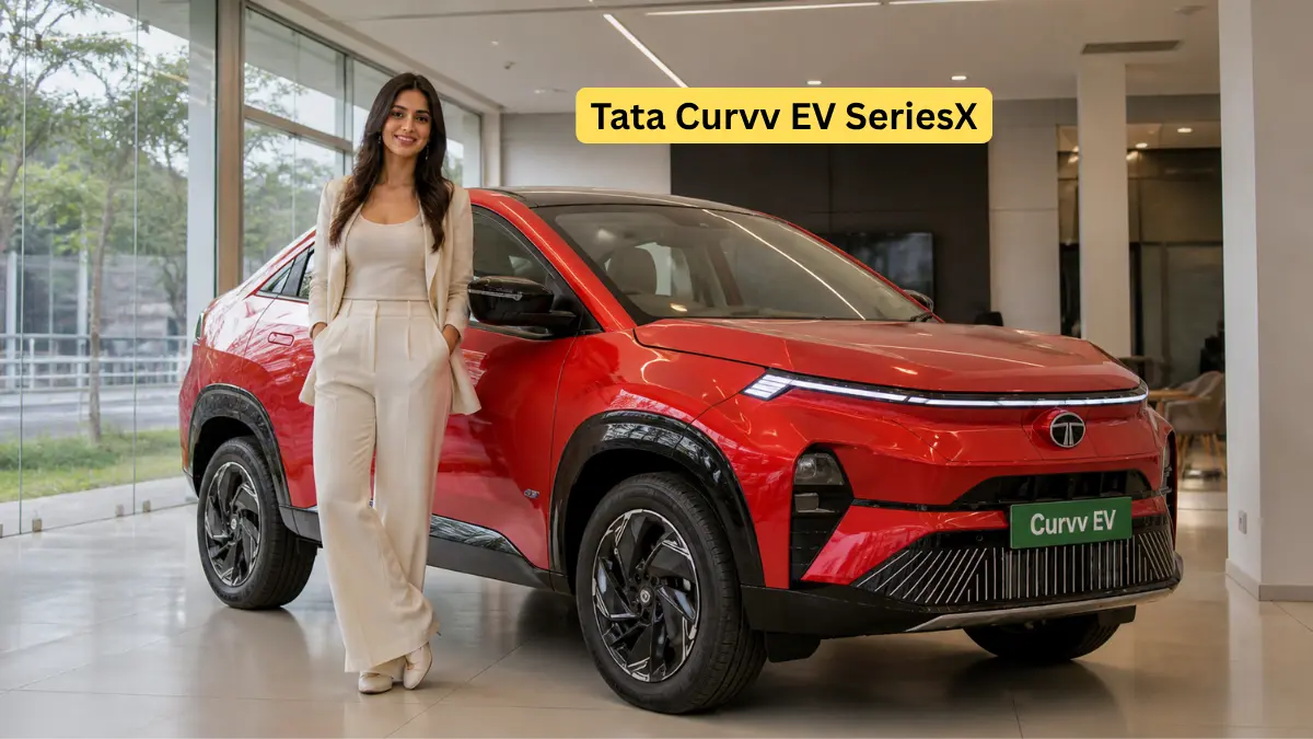 Tata Curvv EV SeriesX 2026 front look electric SUV India